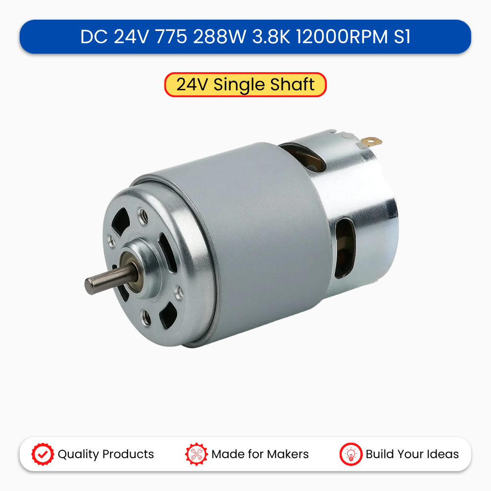 DC 24V 775 288W 3.8K S1 12000RPM