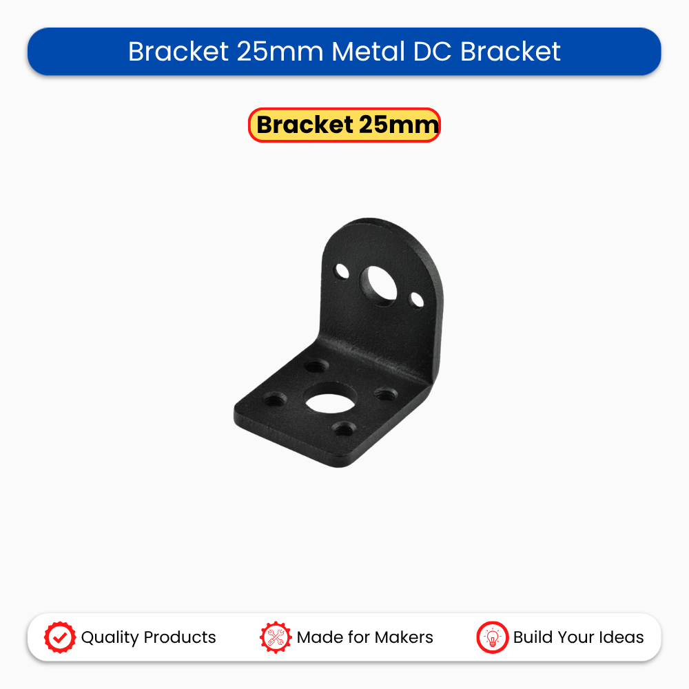 Bracket 25mm Metal DC Bracket