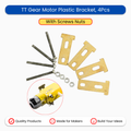 TT Motor Plastic Bracket 4PCS
