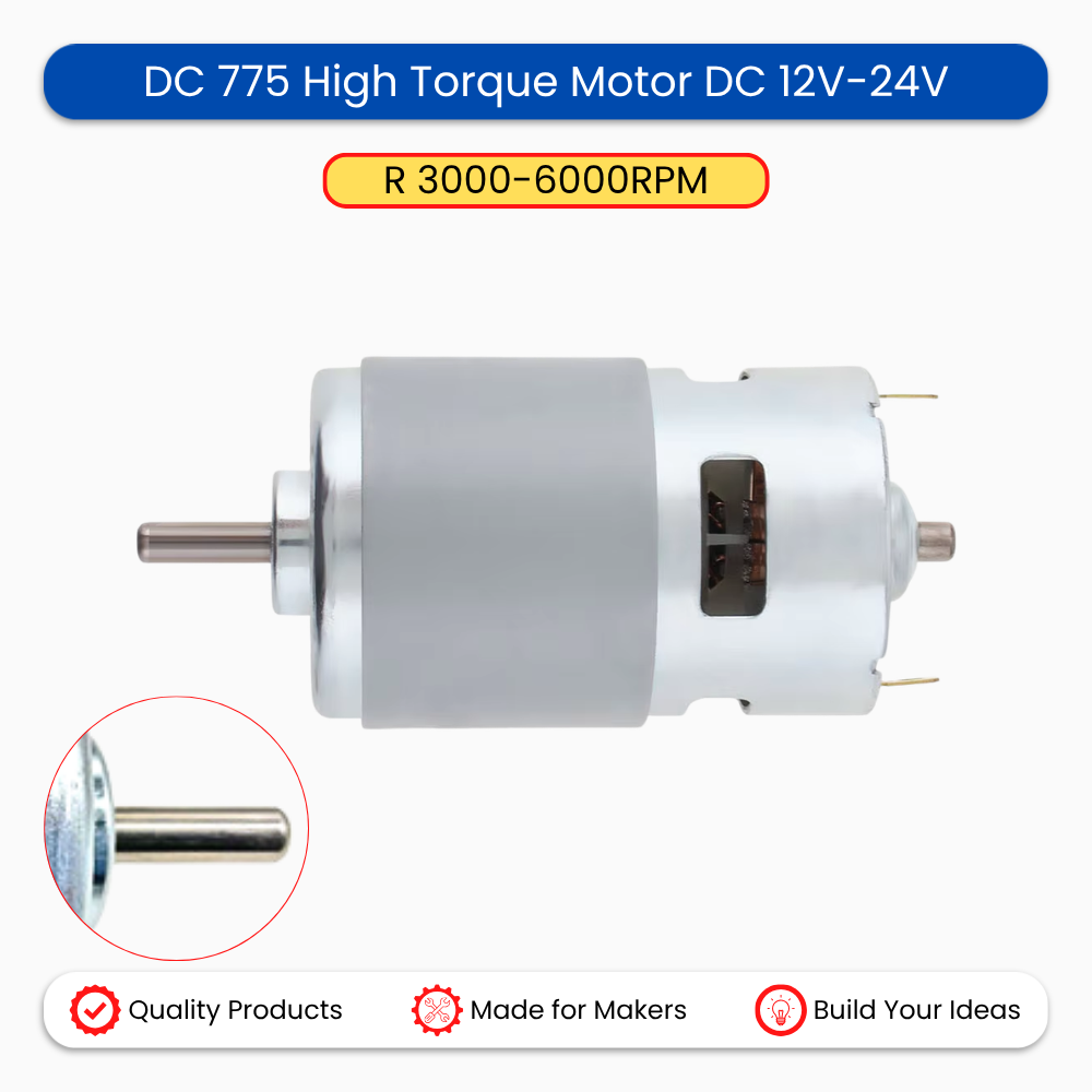 DC 775 High Torque Motor DC 12V-24V