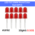 LED F10 10MM Round Color