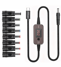 100W Type-C to DC 20V15V12V9V5V Cable