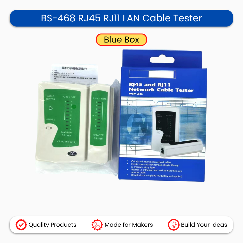 BS-468 RJ45 RJ11 LAN Cable Tester