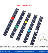 LED SMD 0805 Light Emitting Diode Red/Blue/Yellow/Green/White Color