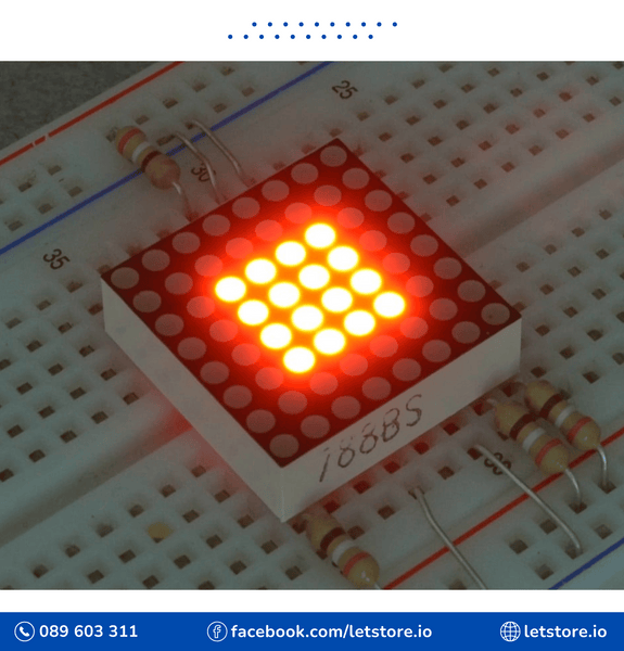 LED Dot 3mm 5mm 8*8 Red Color LED Dot Matrix Display