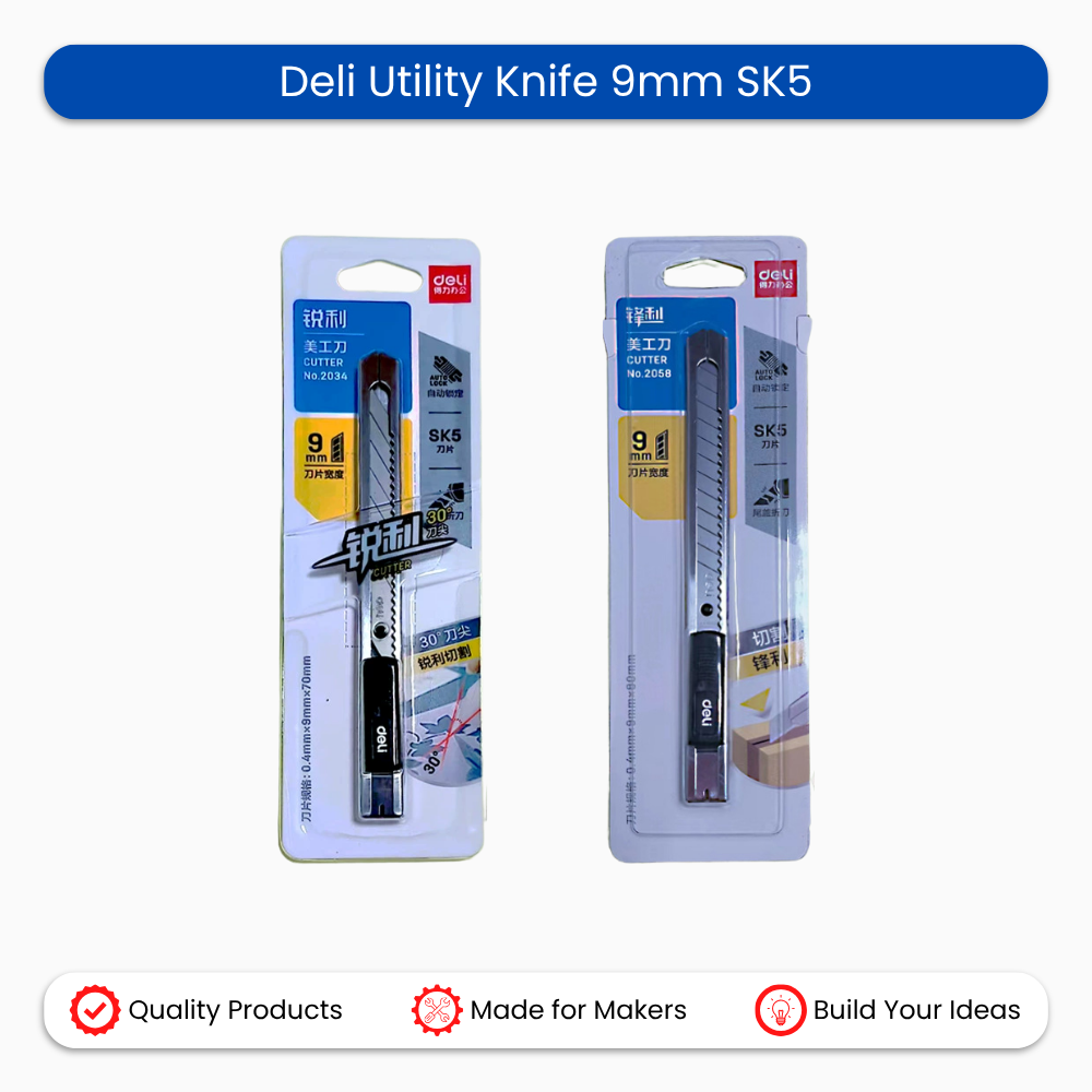 Deli Utility Knife 9mm SK5