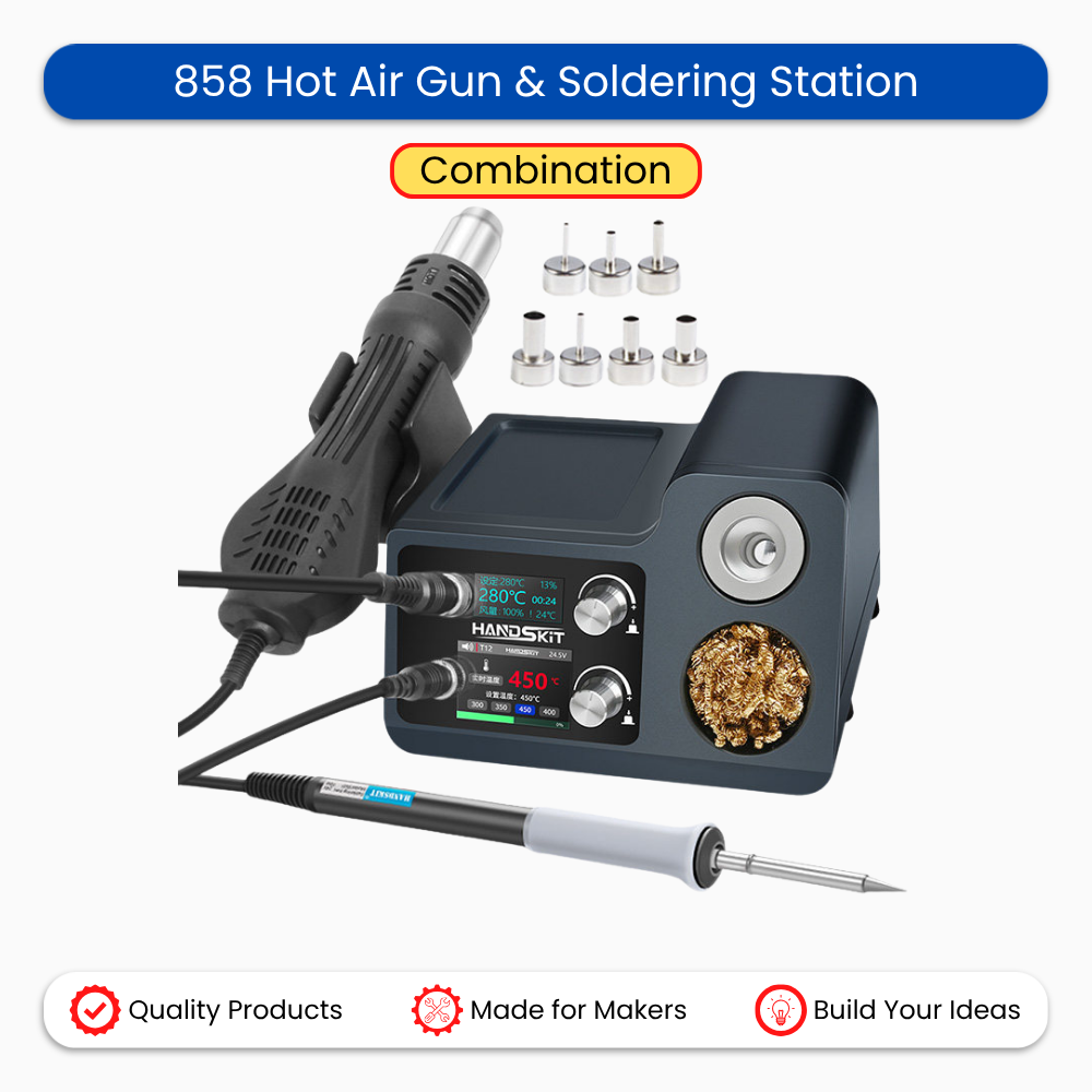858 Hot Air Gun & Soldering Station