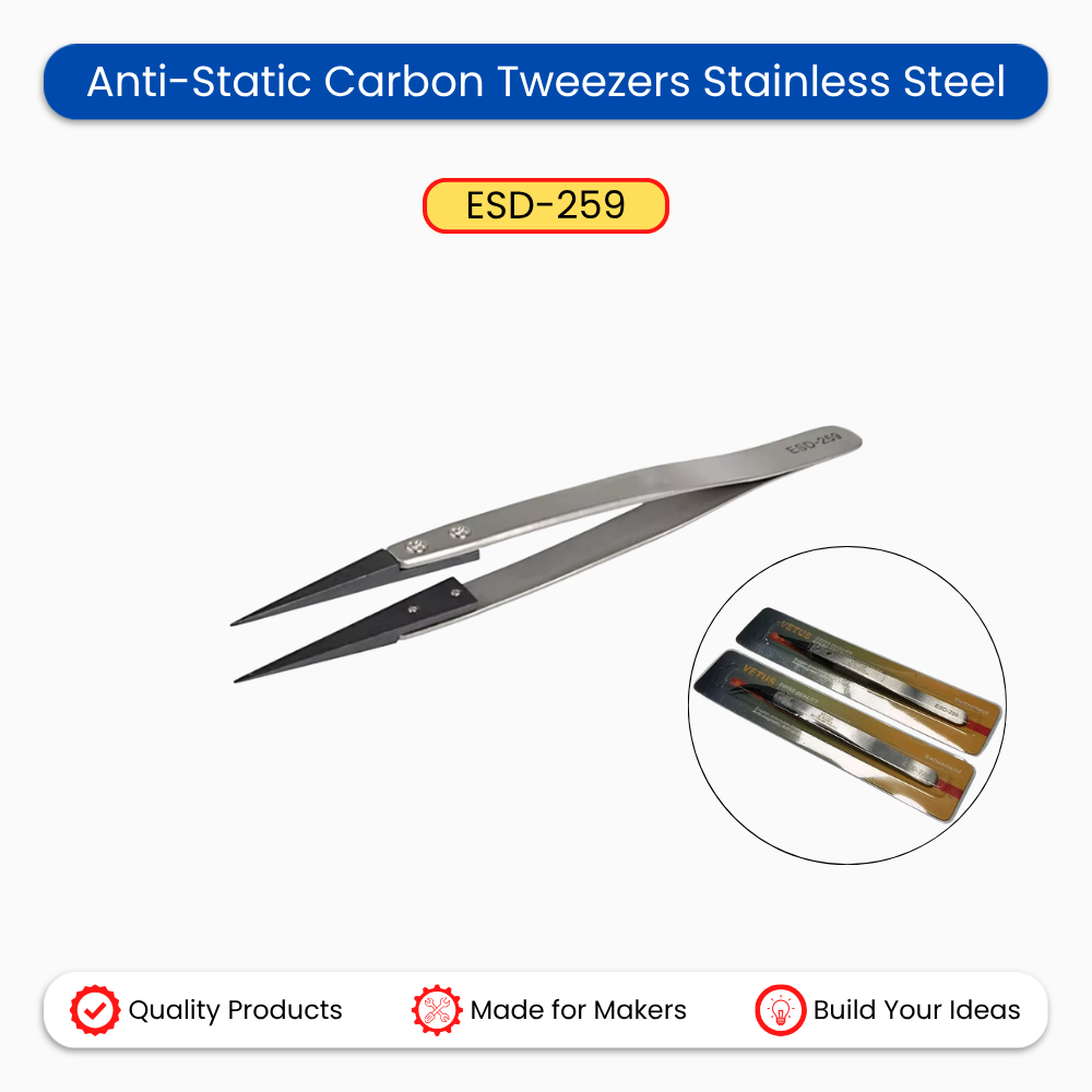 Carbon Tweezers Stainless Steel