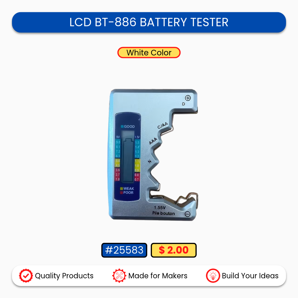 LCD BT-886 BATTERY TESTER