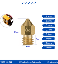 Brass Mk8 Nozzle Print Head For 1.75MM Filament MakerBot Replacement