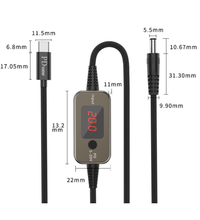 100W Type-C to DC 20V15V12V9V5V Cable