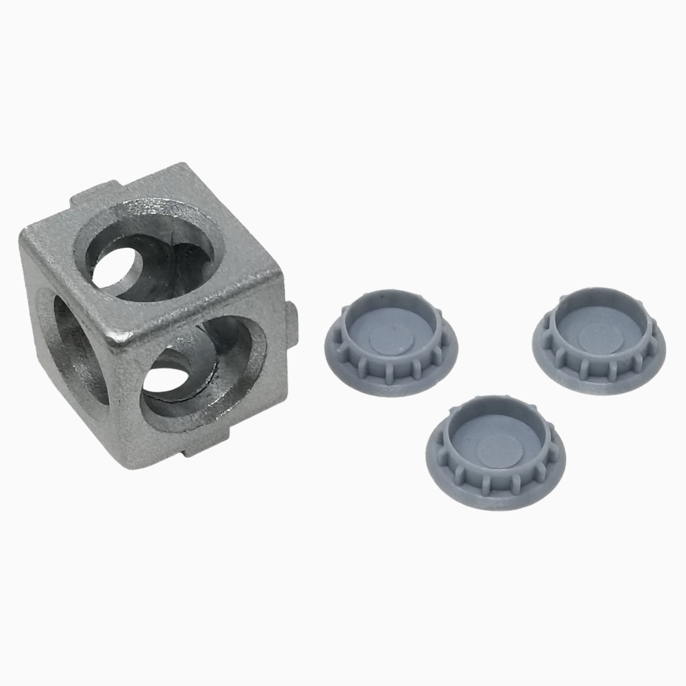 2 and 3 Way Cubic Connector T