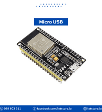 Micro USB (CP2102) 38 Pin Nodemcu ESP32 Microcontroller WiFi & Bluetooth