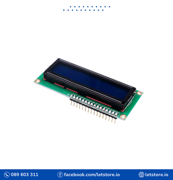 LCD1602 1602 16x2 1602A Blue Screen LCD Module DIY Pin Header