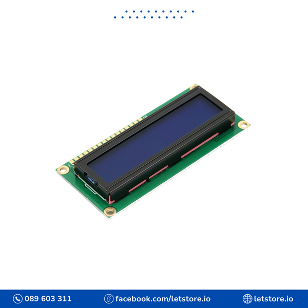 LCD1602 1602 16x2 1602A Blue Screen LCD Module – LET STORE
