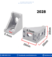 2020 2028 Corner Bracket Fitting for Aluminum Profile 2020 3D Printer