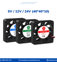 4010 Fan 40MM 40x40x10MM 12V 5V 24V 2Pin DC Cooler Small Cooling Fan DIY