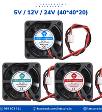 4020 Fan 40MM 40x40x20MM 12V 5V 24V 2Pin DC Cooler Small Cooling Fan DIY