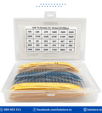 Resistor Kit 1/4W 30 Value 600PCS