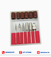 Nail Drill Bits plus 6 sanding