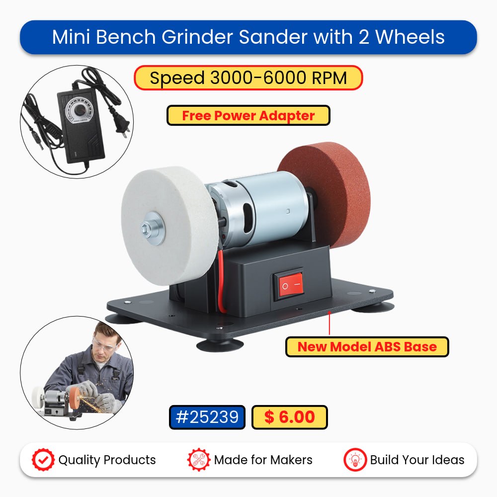 Mini Bench Grinder Sander