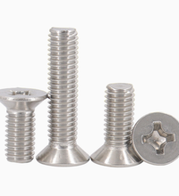 M3 Cross Phillip Flat 304 Stainless Steel