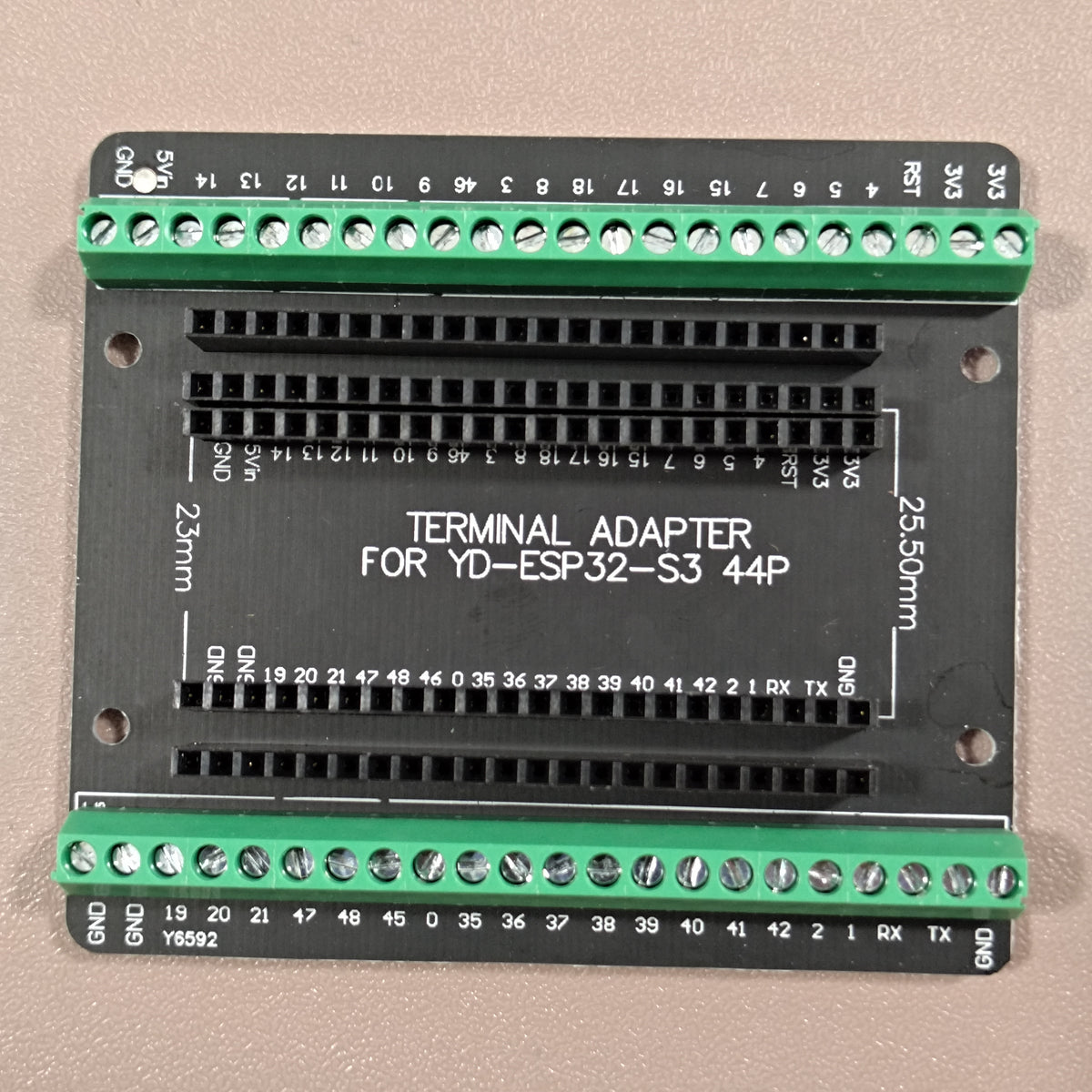 ESP32 S3 Shield GPIO 44P Black PCB