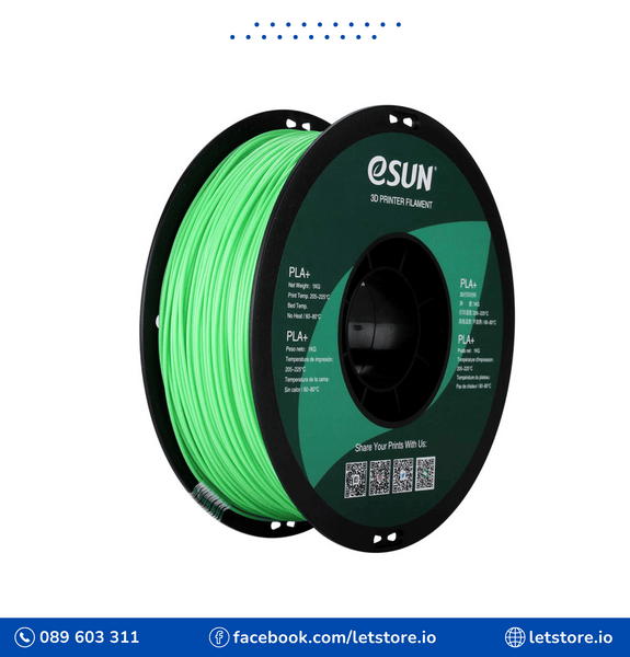 ESUN PLA+ 1.75mm Peak Green Color 1KG 3D Printer Filament
