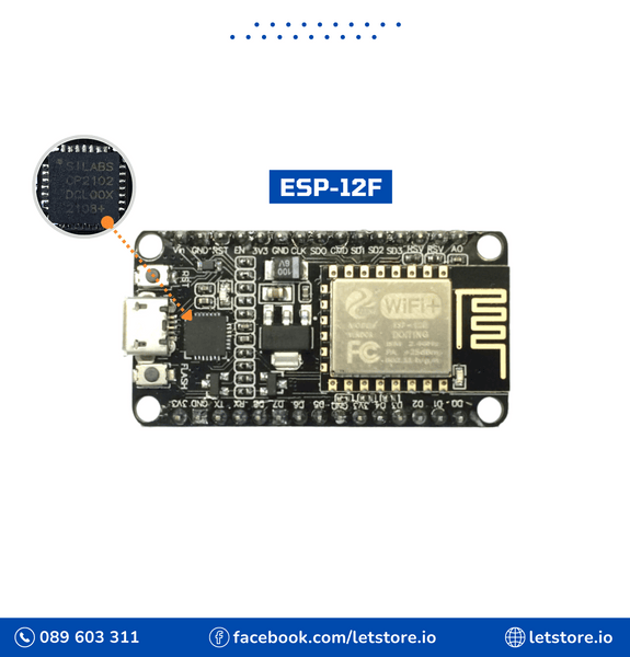 NodeMCU V2 ESP8266 ESP-12F WIFI Module Development Board CP2102
