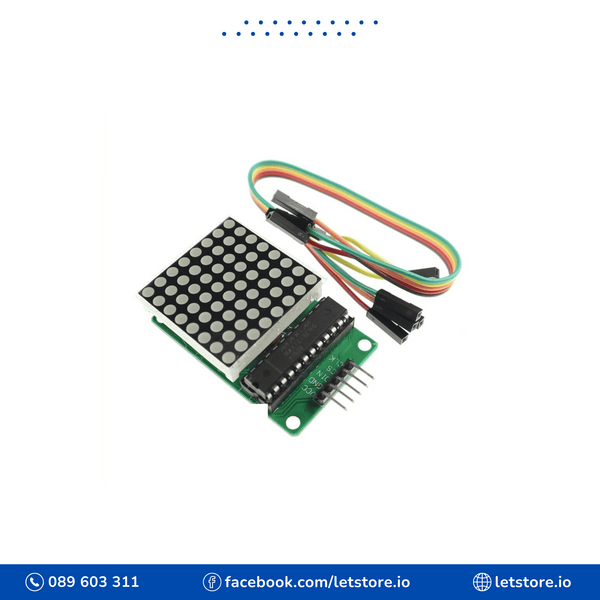 MAX7219 Dot Led Matrix Module Microcontroller Module – LET STORE