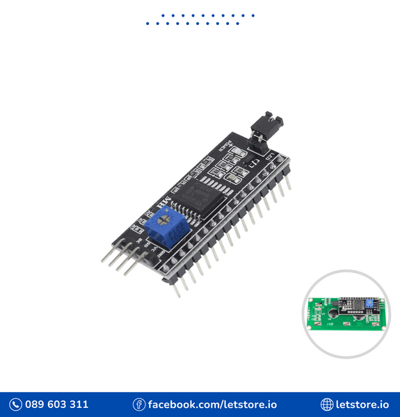IIC / I2C SERIAL Interface Module For 1602 And 2004 LCD Displays