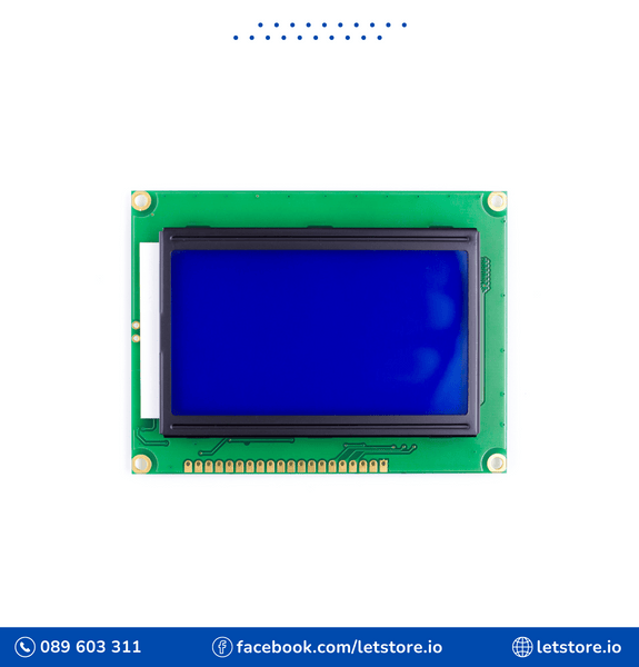 LCD12864 LCD 12864 Blue Screen Graphical LCD 128×64 Green Blue GLCD