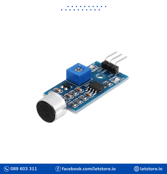 Sound Sensor Module - Blue 3 Pins
