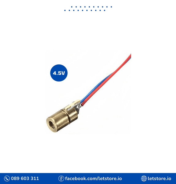 Laser Diode 5mW 4.5V (dot)