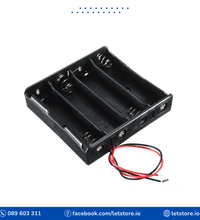 18650 Cases 4X 18650 Battery Holder Storage Box Case 4 Slot Battery