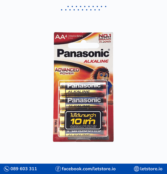 Panasonic Battery 1.5v AA LR6 AA 4PCS